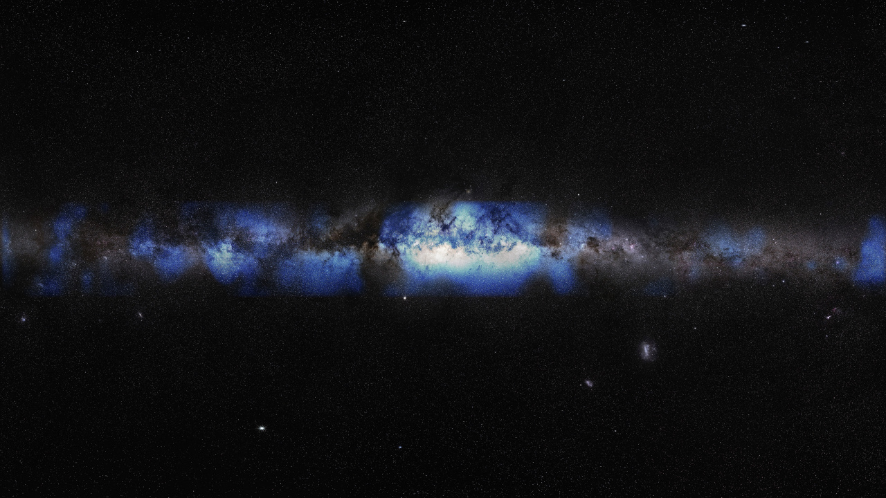 A galaxy imaged thanks to neutrinos.  You haven’t seen this Milky Way yet