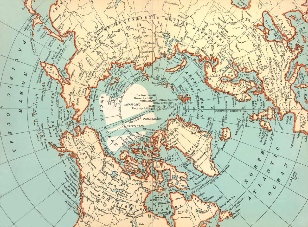 Arktyka mapa