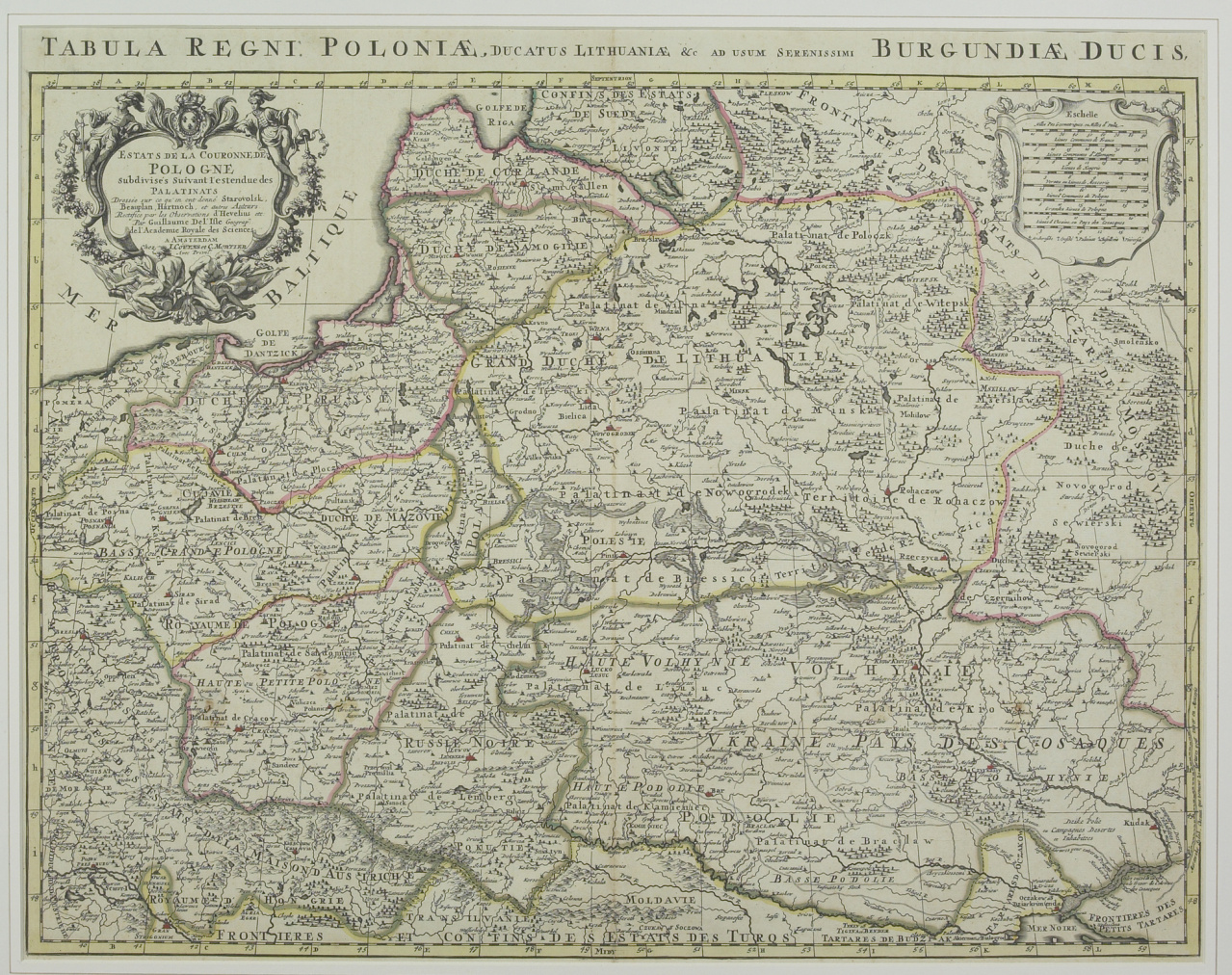 Historyczna mapa Polski, fot: Getty Images