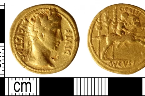 W Wielkiej Brytanii odnaleziono skarb antycznych Rzymian. Na monetach wybito wizerunek pierwszego rzymskiego cesarza