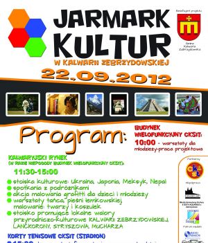 Stowarzyszenie Kalwaria Art zaprasza na Jarmark Kultur, który odbędzie się 22 września w Kalwarii Zebrzydowskiej!