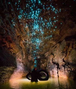 Świecąca jaskinia w Nowej Zelandii