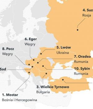 Ranking 100 europejskich kierunków. Na liście 7 polskich miast
