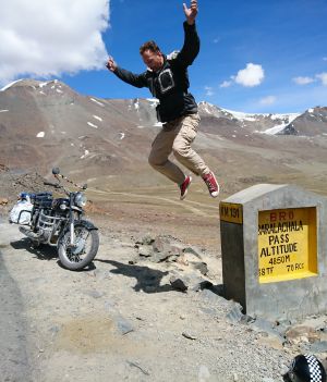 550 km motocyklem przez Himalaje