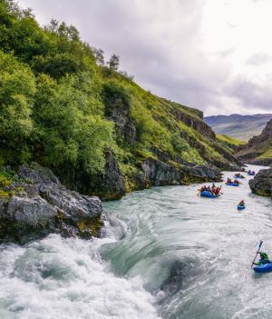 Wikingowie w kajakach, czyli rafting na Islandii