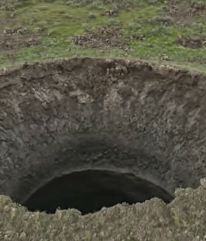 Krater na Syberii
