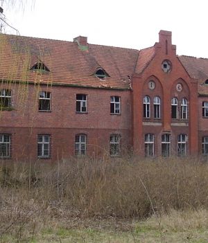 Nawiedzone miejsca w Polsce. Na zdjęciu opuszczony szpital psychiatryczny w Owińskach, stan na rok 2008 (fot. Wikimedia/Rzuwig/CC BY 3.0)