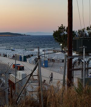 Obóz dla uchodźców na Lesbos
