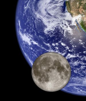 Księżyc i Ziemia