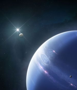 Neptun ciekawostki. Na tej planecie diamenty spadają z nieba! Co wiemy o ósmej planecie Układu Słonecznego? (fot. Tobias Roetsch/Future Publishing via Getty Images)
