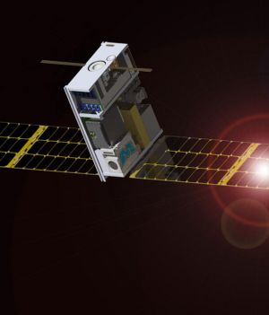Rakieta SLS wyniesie na orbitę Księżyca satelity badawcze. Będą szukać księżycowej wody (fot. Morehead State University)