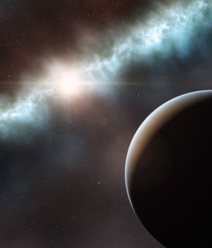 Astronomowie znaleźli kosmiczną kulę armatnią. To planeta wielkości Jowisza, która jest cięższa od ołowiu (fot. ESO/L. Calçada)