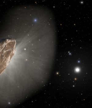 ‘Oumuamua miała własny „naturalny” napęd? Naukowcy rozwiązali zagadkę komety udającej statek kosmitów (fot. NASA, ESA and Joseph Olmsted and Frank Summers of STScI)