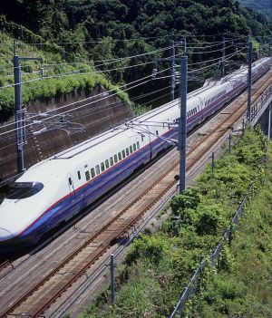 Pociągi w Japonii