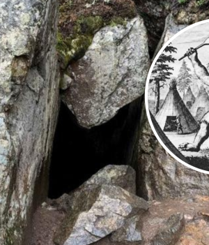 Czary w Diabelskim Kościele. Dlaczego fińska jaskinia od setek lat przyciąga szamanów? (fot. Julia Shpinitskaya / Nicolaes Witsen CC BY-SA 4.0 DEED)