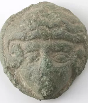 artefakt z wizerunkiem Aleksandra Wielkiego