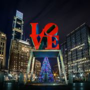 Napis Love w amerykańskiej Filadelfii