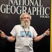 Aleksander Doba na Festiwalu Podróżników National Geographic fot.  Oliwia Papatanasis