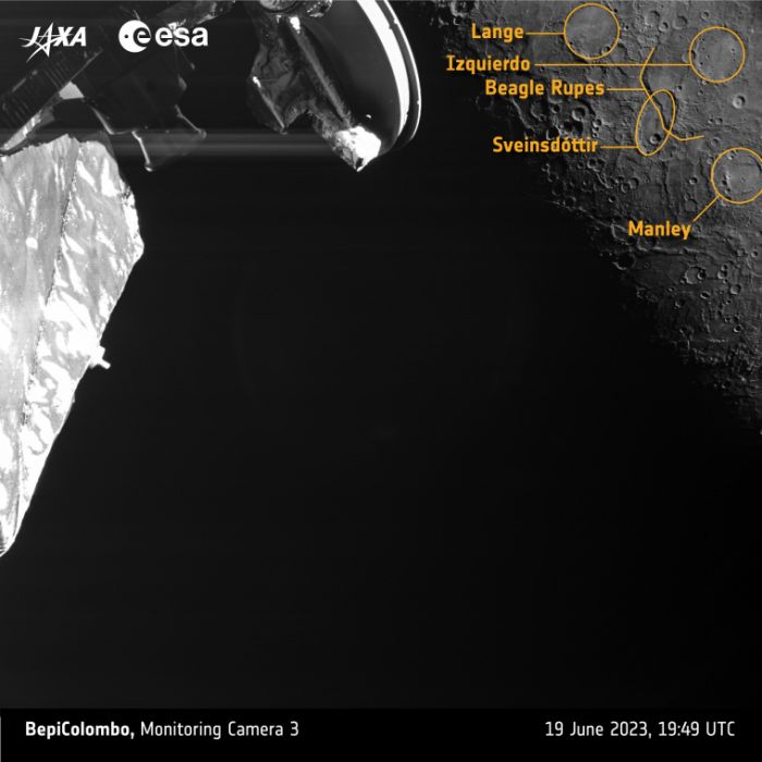 Merkury na zdjęciach z BepiColombo