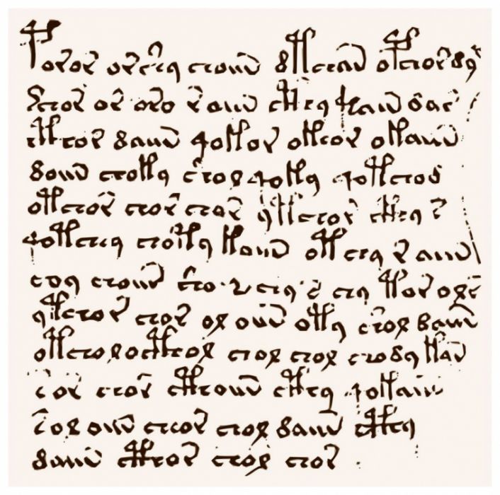 Pismo w Manuskrypcie Wojnicza