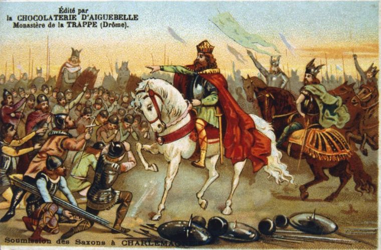 Pokonanie Sasów przez Karola Wielkiego