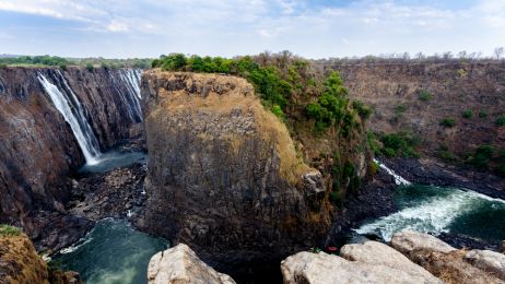 1. Wodospady Wiktorii w Zimbabwe i Zambii