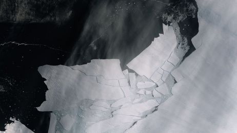 Antarktyda straciła górę lodową wielkości Malty (fot. Copernicus Sentinel / ESA)