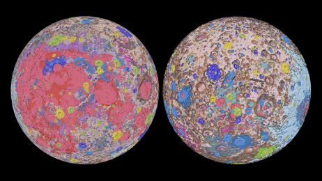Mapa Księżyca fot. NASA/GSFC/USGS
