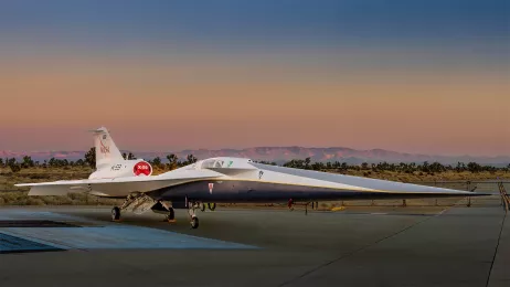 Samolot X-59 Quesst / fot. Lockheed Martin Skunk Works