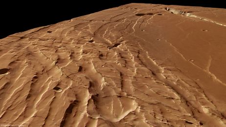 Doliny na Marsie miały świadczyć o istnieniu rzek, teraz tę teorię podważono (fot. ESA)