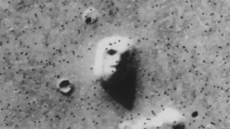 Twarz na Marsie fot. NASA
