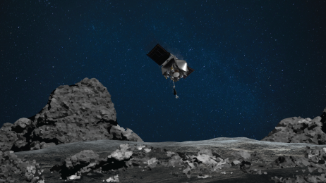 Misja NASA OSIRIS-REx przygotowuje się do dotknięcia powierzchni asteroidy Bennu. (Credits: NASA/Goddard/University of Arizona)