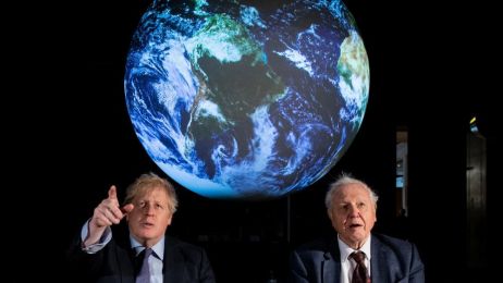 Boris Johnson i David Attenborough