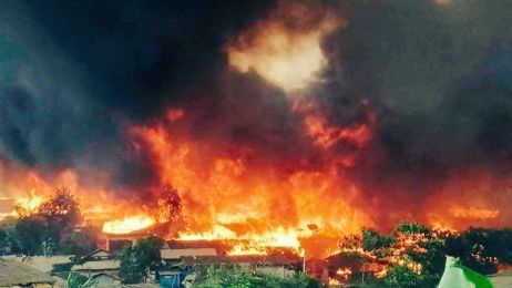 pożar w Bangladeszu