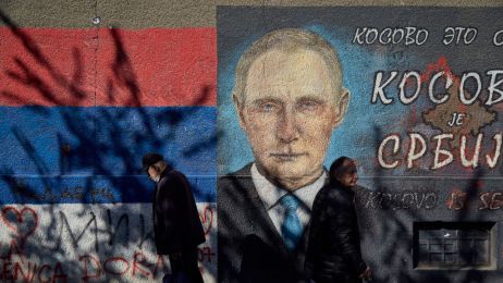 Mural Władymir Putin