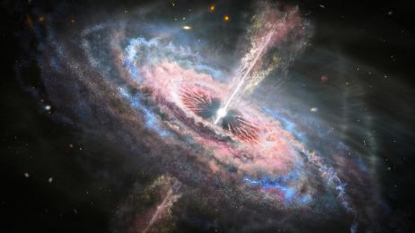 Kwazary pozwalają naukowcom zmierzyć Wszechświat. Wywiad z prof. Bożeną Czerny (fot.  NASA, ESA and J. Olmsted (STScI))