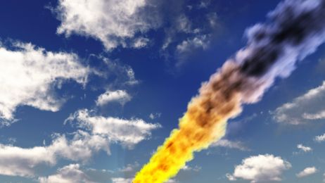Odtajniono dane o niezwykłym zdarzeniu: w 2014 r. w atmosferze Ziemi spłonął obiekt spoza Układu Słonecznego! (fot. Getty Images)