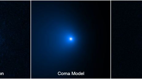 W stronę Ziemi zmierza kosmiczny relikt sprzed 4 mld lat. To kometa o największym jądrze, jakie kiedykolwiek odkryto (fot. NASA, ESA, Man-To Hui (Macau University of Science and Technology), David Jewitt (UCLA). Image processing: Alyssa Pagan (STScI))