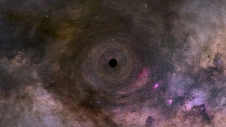 Swobodna czarna dziura błąka się po naszej Galaktyce. Skąd się wziął ten tajemniczy obiekt? (Fot. FECYT, IAC)