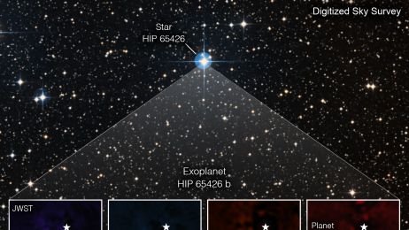 Teleskop Webba po raz pierwszy bezpośrednio sfotografował planetę poza Układem Słonecznym. „To przełom” (fot. NASA/ESA/CSA, A Carter (UCSC), the ERS 1386 team, and A. Pagan (STScI))
