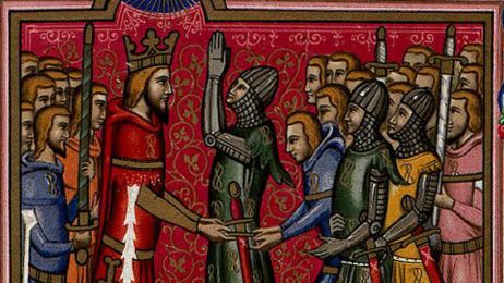 Kodeks rycerski – jakie były najważniejsze zasady i wartości rycerzy? (ryc. Engelmann et Graf, Wikimedia Commons, public domain)