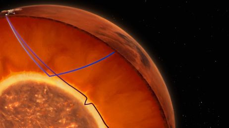 Jądro Marsa pokrywa coś, czego naukowcy się nie spodziewali. Nowe spojrzenie na Czerwoną Planetę (ryc. IPGP / CNES / N. Starter)