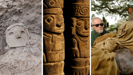 Kilkadziesiąt pochówków z maskami i drewniane berła. Spektakularne odkrycie w Peru sprzed tysiąca lat