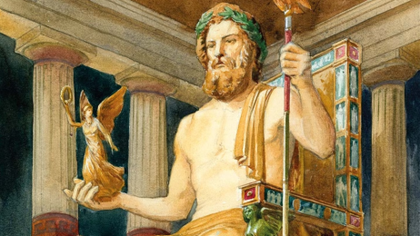 Posąg Zeusa w Olimpii. Zaginiony cud świata, który zainspirował niezliczone imitacje