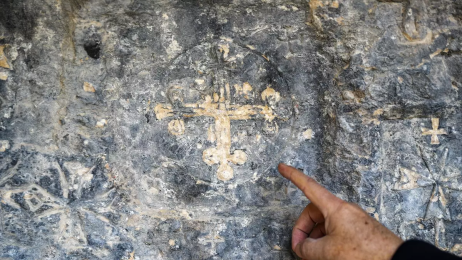 Skalny kościół w Turcji skyrwał cenną skamieniałość