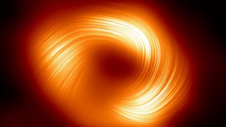 Supermasywna czarna dziura Sagittarius A* w świetle spolaryzowanym