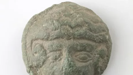 artefakt z wizerunkiem Aleksandra Wielkiego