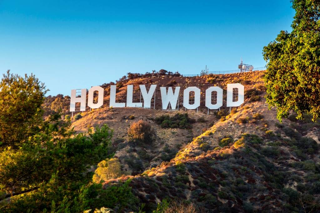 Napis „Hollywood”, LOS ANGELES, USA: