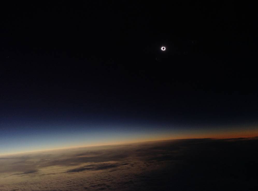 Total Solar Eclipse over North Atlantic Ocean © Philippe Rowland