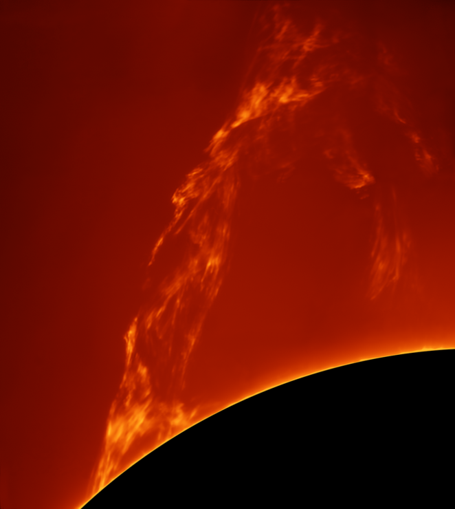 Huge Prominence Lift-off © Paolo Porcellana